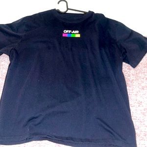 Black & colors front & back